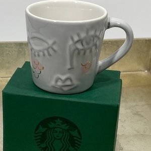 STARBUCKS 3 oz. Espresso Mug With Dimensional Face
